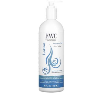 Beauty Without Cruelty, Hand & Body Lotion, Fragrance Free, 16 fl oz (473 ml)