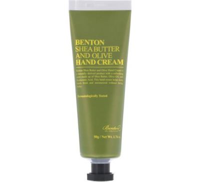 Benton, Shea Butter and Olive Hand Cream, 1.76 oz (50 g)