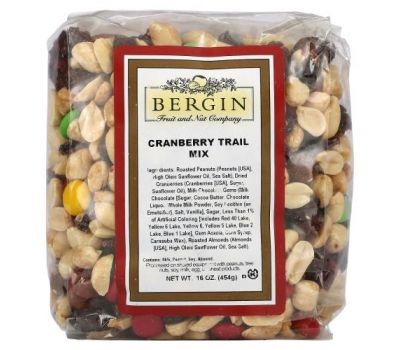 Bergin Fruit and Nut Company, Cranberry Trail Mix, 16 oz (454 g)