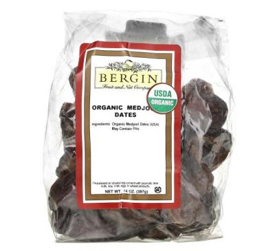 Bergin Fruit and Nut Company, Organic Medjool Dates, 14 oz (397 g)