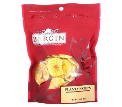 Bergin Fruit and Nut Company, Plantain Chips, 3.5 oz (99 g)