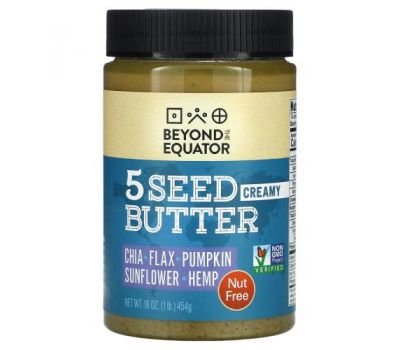Beyond The Equator, 5 Seed Butter, Creamy, 16 oz (454 g)