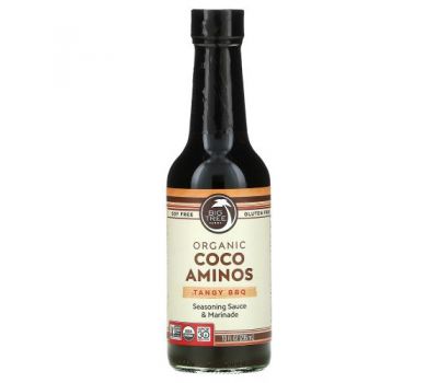 Big Tree Farms, Organic Coco Aminos, Seasoning Sauce & Marinade, Tangy BBQ, 10 fl oz (296 ml)