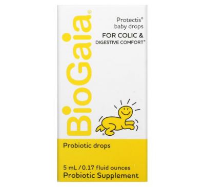 BioGaia, ProTectis, дитячі краплі, від колік, для комфортного травлення, 5 мл (0,17 рідк. унції)