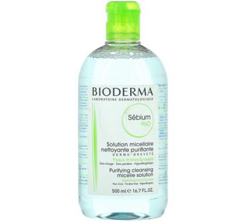 Bioderma, Sebium, Purifying Cleansing Micelle Solution, 16.7 fl oz (500 ml)