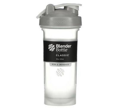 Blender Bottle, Classic with Loop, Pebble Grey, 28 oz (828 ml)