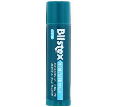 Blistex, загоювальний бальзам для губ, захист губ із сонцезахисним фільтром, SPF 15, класичний, 4,25 г (0,15 унції)