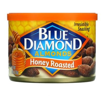 Blue Diamond, Almonds, Honey Roasted, 6 oz (170 g)