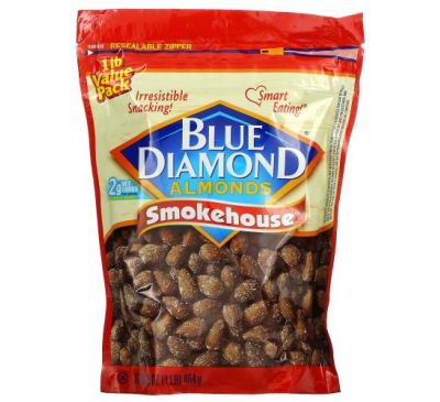 Blue Diamond, Almonds, Smokehouse, 16 oz (454 g)