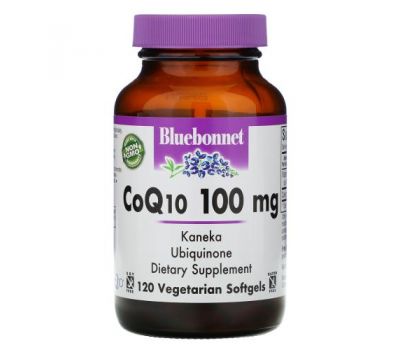 Bluebonnet Nutrition, CoQ10, 100 mg, 120 Vegetarian Softgels