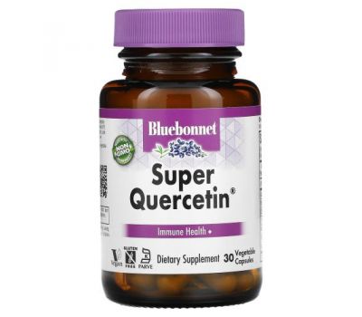 Bluebonnet Nutrition, Super Quercetin, 30 Vegetable Capsules