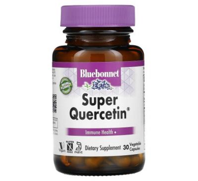 Bluebonnet Nutrition, Super Quercetin, 30 Vegetable Capsules