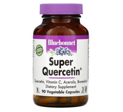 Bluebonnet Nutrition, Super Quercetin, 90 Vegetable Capsules