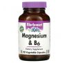 Bluebonnet Nutrition, магній і вітамін B6, 90 веганських капсул
