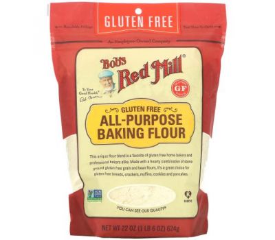 Bob's Red Mill, All Purpose Baking Flour, Gluten Free, 22 oz (624 g)
