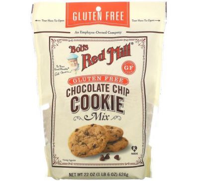 Bob's Red Mill, Chocolate Chip Cookie Mix, Gluten Free, 22 oz (624 g)