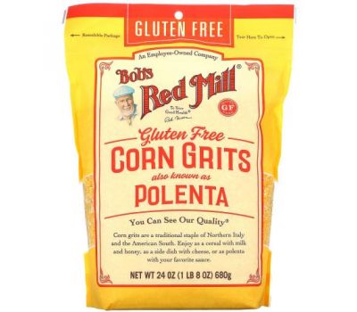 Bob's Red Mill, Gluten Free Corn Grits, 24 oz ( 680 g)
