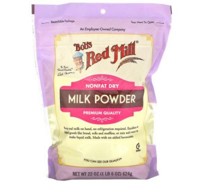 Bob's Red Mill, Milk Powder, Nonfat Dry, 22 oz (624 g)
