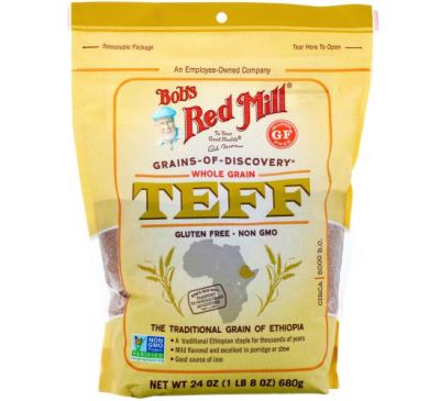Bob's Red Mill, Teff, Whole Grain, 24 oz (680 g)