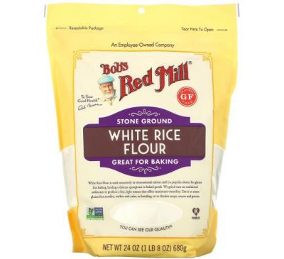 Bob's Red Mill, White Rice Flour, 24 oz (680 g)