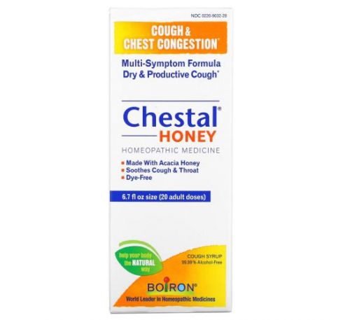 Boiron, Chestal Honey, Cough & Chest Congestion, 6.7 fl oz