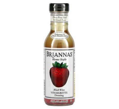 Briannas, Home Style, заправка с красным винным уксусом, 355 мл (12 жидких унций)