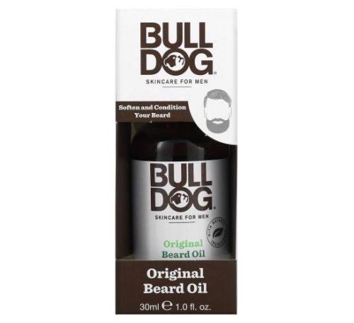 Bulldog Skincare For Men, Original Beard Oil, 1 fl oz (30 ml)