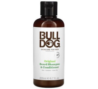 Bulldog Skincare For Men, Original Beard Shampoo & Conditioner for Men, 6.7 fl oz (200 ml)