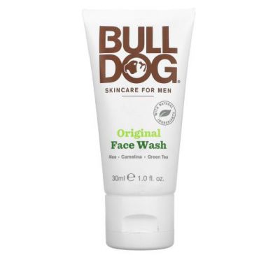 Bulldog Skincare For Men, Original Face Wash, 1.0 fl oz (30 ml)