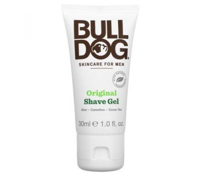 Bulldog Skincare For Men, Оригинальный гель для бритья, 1,0 жидкая унция (30 мл)
