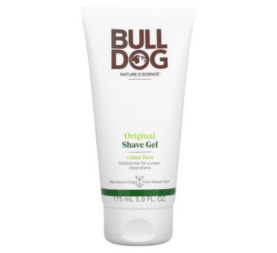 Bulldog Skincare For Men, Original Shave Gel, 5.9 fl oz (175 ml)