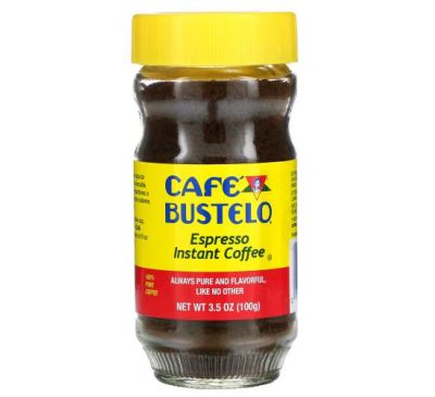 Café Bustelo, Еспресо, розчинна кава, 3,5 унції (100 г)