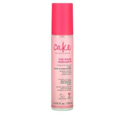 Cake Beauty, The Mane Manage'r, 3-In-1 Leave-In Conditioner, 4.05 fl oz (120 ml)