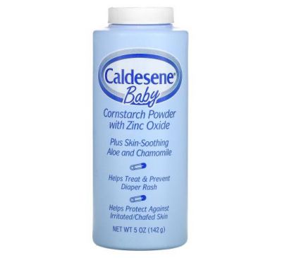 Caldesene, Baby, Cornstarch Powder with Zinc Oxide, 5 oz (142 g)