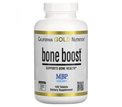 California Gold Nutrition, Bone Boost, 120 Tablets
