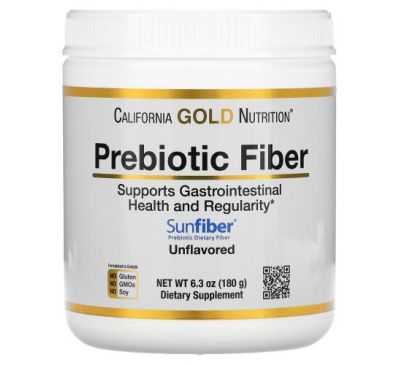 California Gold Nutrition, Пребиотическая клетчатка, 180 г (6,3 унции)
