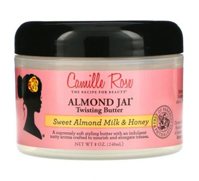 Camille Rose, Almond Jai Twisting Butter, Sweet Almond Milk & Honey, 8 oz (240 ml)