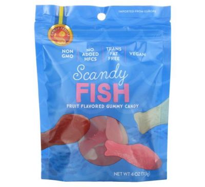 Candy People, Scandy Fish, Fruit, 4 oz (113 g)