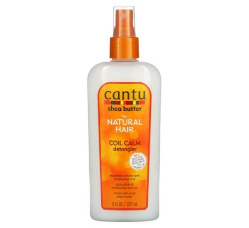 Cantu, Shea Butter for Natural Hair, Coil Calm Detangler, 8 fl oz (237 ml)
