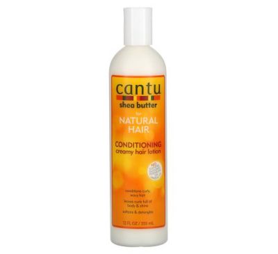 Cantu, Shea Butter for Natural Hair, Conditioning Creamy Hair Lotion, 12 fl oz (355 ml)