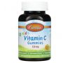 Carlson Labs, Kid's, Vitamin C Gummies, Natural Orange Flavor, 125 mg, 60 Vegetarian Gummies