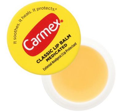 Carmex, класичний бальзам для губ, лікувальний, 7.5 г (0,25 унції)