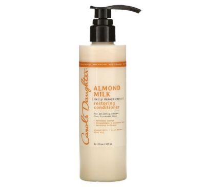 Carol's Daughter, Almond Milk, Daily Damage Repair, Restoring Conditioner, For Extremely Damaged, Over-Processed Hair, 12 fl oz (355 ml)