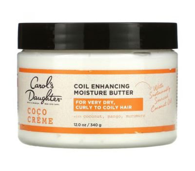 Carol's Daughter, Coco Creme, Coil Enhancing Moisture Butter, 12 oz (340 g)
