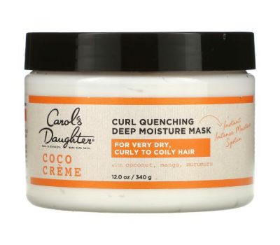 Carol's Daughter, Coco Creme, Curl Quenching Deep Moisture Mask, 12 oz (340 g)