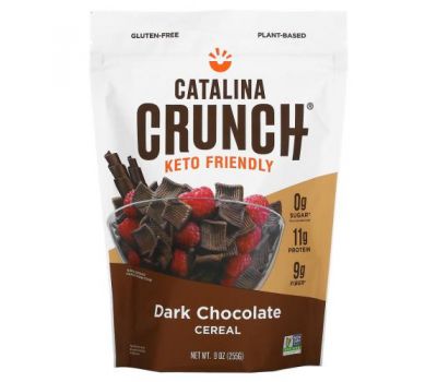 Catalina Crunch, Keto Friendly Cereal, Dark Chocolate, 9 oz (255 g)