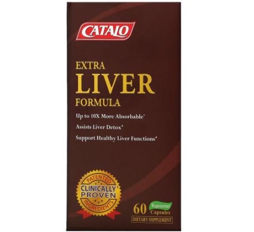 Catalo Naturals, Extra Liver Formula, 60 Vegetarian Capsules