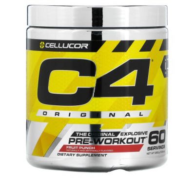 Cellucor, C4 Original Explosive, Pre-Workout, Fruit Punch, 13.8 oz (390 g)