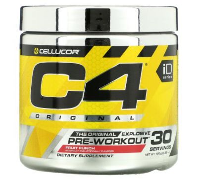 Cellucor, C4 Original Explosive, Pre-Workout, Fruit Punch, 6.88 oz (195 g)
