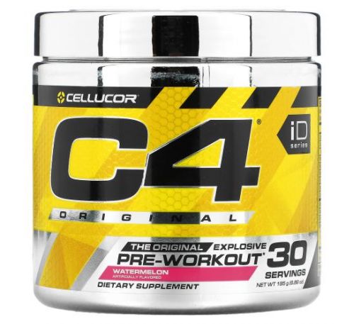 Cellucor, C4 Original Explosive, Pre-Workout, Watermelon, 6.3 oz (180 g)